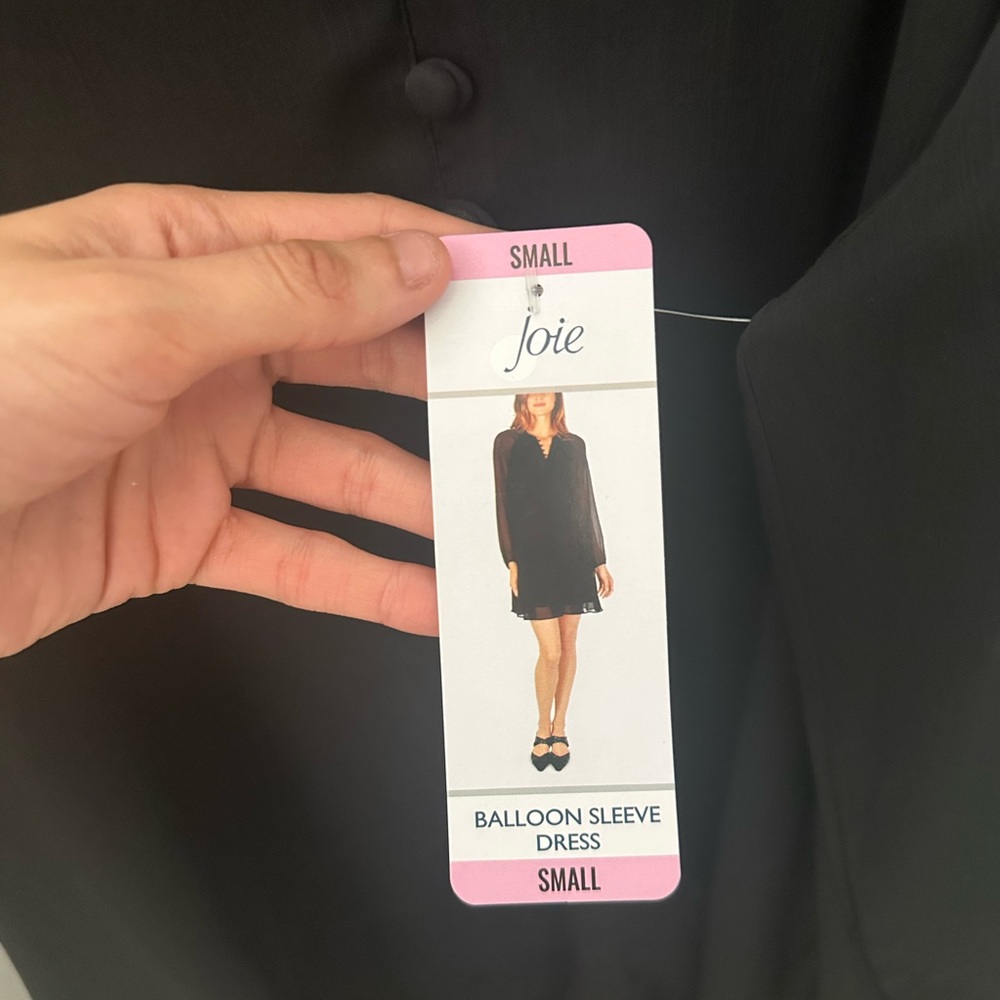 Joie brand dress super cute dress black! Brand new with tags